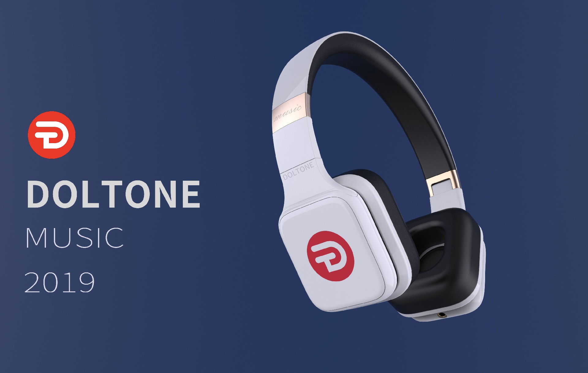 一款非常漂亮的國外無線藍牙耳機產品外觀設計